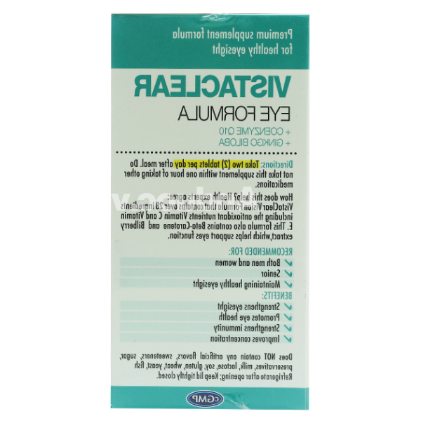 Vistaclear Eye Formula tăng đề kháng, bổ mắt chai 150 viên