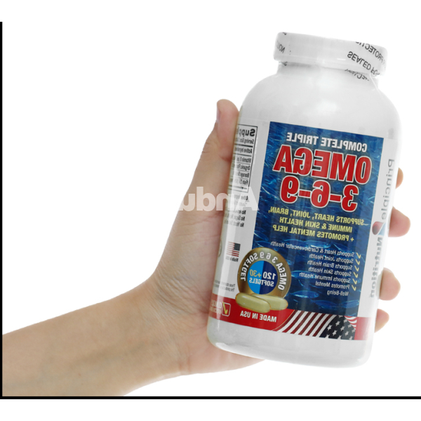 Complete Triple Omega 3-6-9 bổ não, tốt cho mắt chai 150 viên