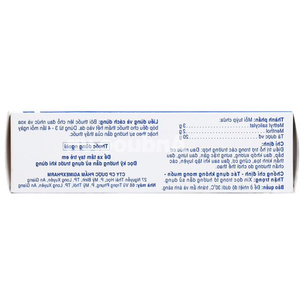 Kem bôi Methocylat giảm đau cơ, xương khớp tuýp 20g