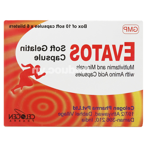 Evatos bổ sung vitamin và khoáng chất (6 vỉ x 10 viên)