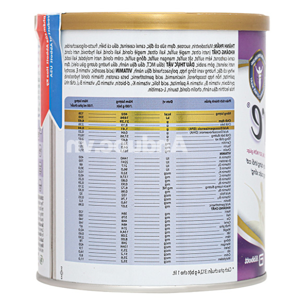 Sữa bột Prosure bổ sung dinh dưỡng cho người sụt cân do bệnh hương vani lon 380g