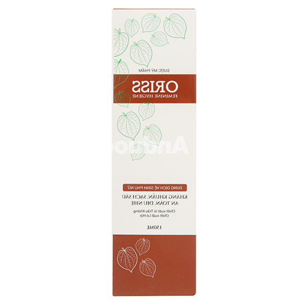 Dung dịch vệ sinh phụ nữ Oriss Feminine Hygiene kháng khuẩn, sạch sâu chai 150ml