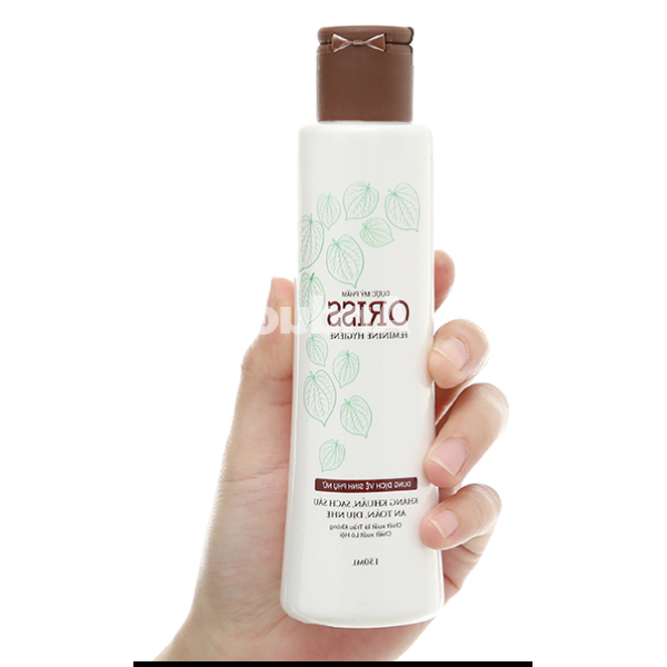 Dung dịch vệ sinh phụ nữ Oriss Feminine Hygiene kháng khuẩn, sạch sâu chai 150ml