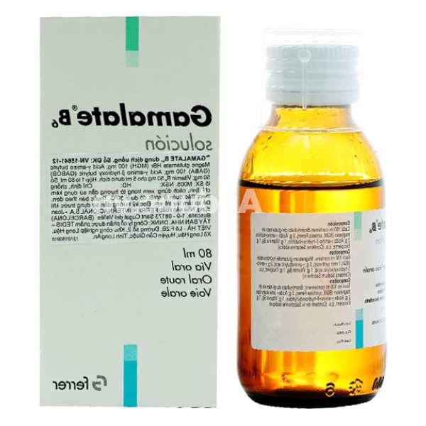 Dung dịch uống Gamalate B6 trị suy nhược thần kinh chai 80ml