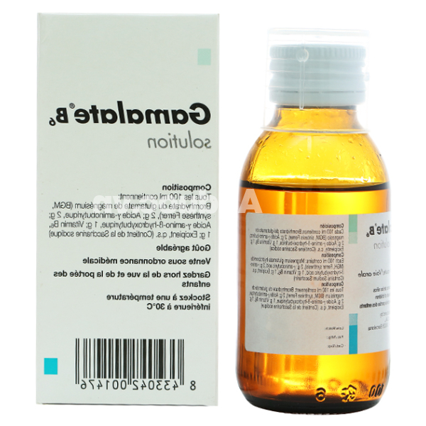 Dung dịch uống Gamalate B6 trị suy nhược thần kinh chai 80ml