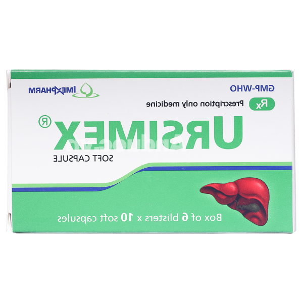 Ursimex hỗ trợ cải thiện chức năng gan (6 vỉ x 10 viên)
