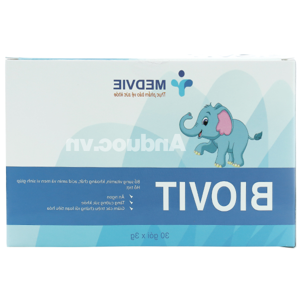 Cốm Biovit giúp ăn ngon, tăng cường sức khỏe hộp 30 gói x 3g