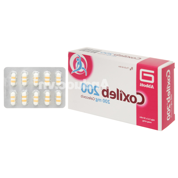 Coxileb 200 giảm đau, kháng viêm xương khớp (3 vỉ x 10 viên)