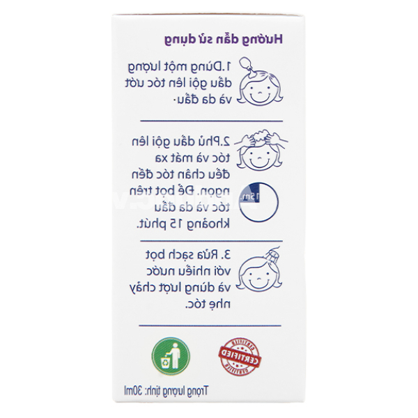 Dầu gội Beyond Plus Lucy loại bỏ chí, ngừa nấm da đầu tuýp 30ml