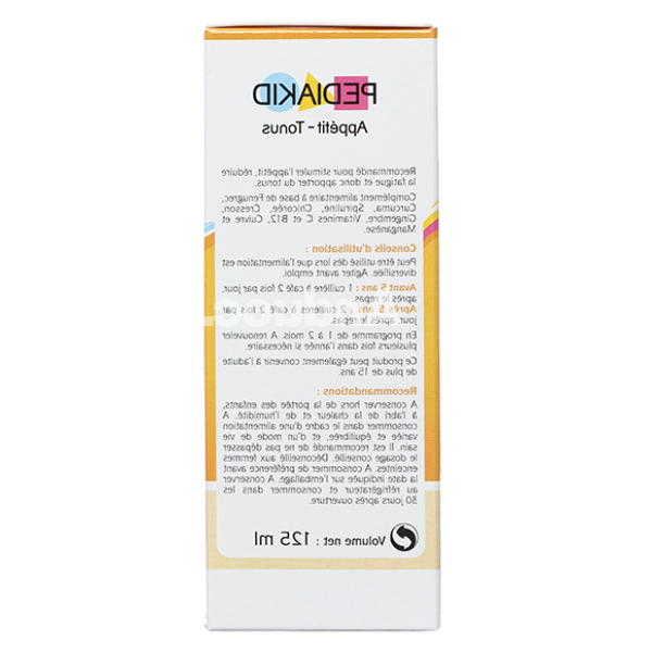 Siro Pediakid Appetit Tonus kích thích ăn ngon chai 125ml