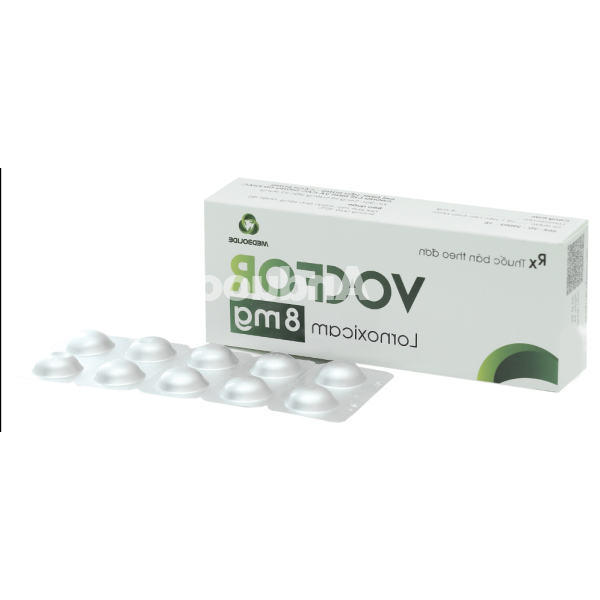 Vocfor 8mg giảm đau, kháng viêm xương khớp (3 vỉ x 10 viên)