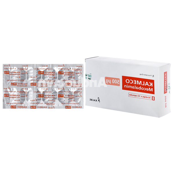 Kalmeco 500mcg trị bệnh lý thần kinh ngoại biên (10 vỉ x 10 viên)