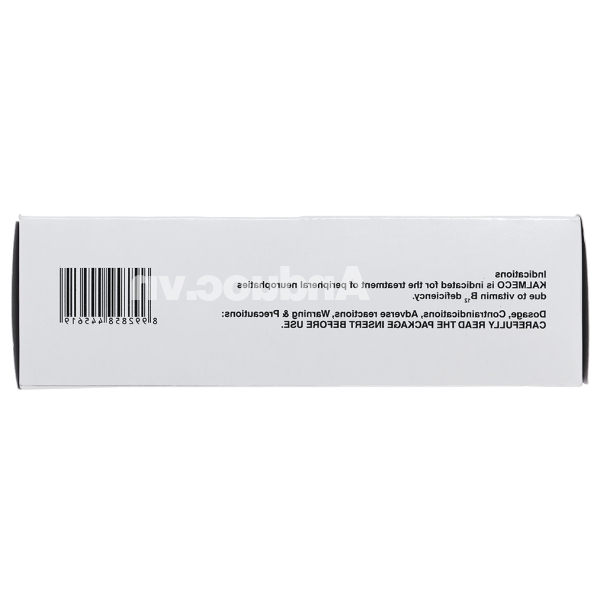 Kalmeco 500mcg trị bệnh lý thần kinh ngoại biên (10 vỉ x 10 viên)