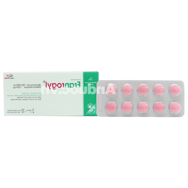 Franrogyl 20mg trị nhiễm khuẩn răng miệng (2 vỉ x 10 viên)