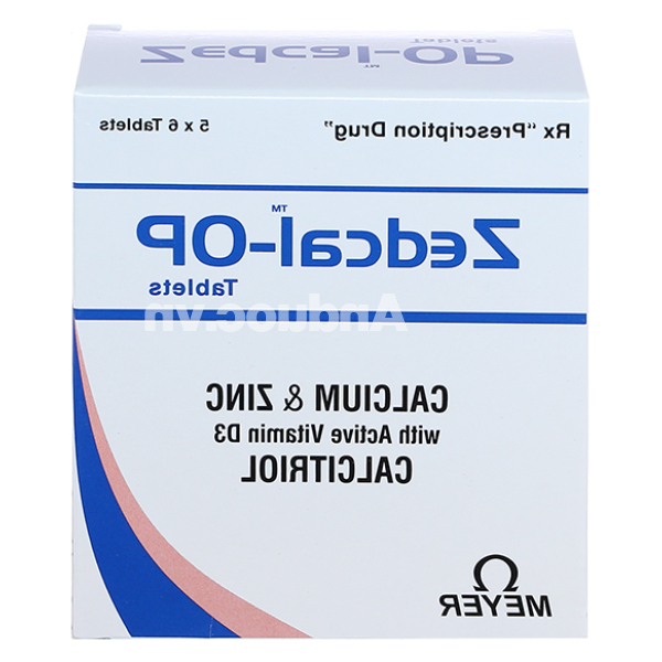 Zedcal-OP Tablets trị loãng xương, nhuyễn xương (5 vỉ x 6 viên)