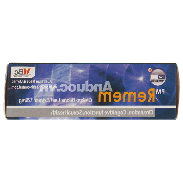 PM Remem trị suy tuần hoàn não, cải thiện trí nhớ (4 vỉ x 15 viên)