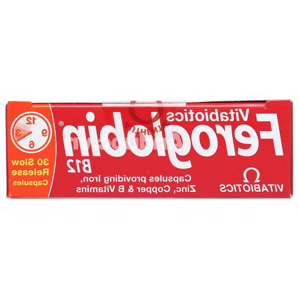 Vitabiotics Feroglobin B12 hỗ trợ tăng khả năng tạo máu hộp 30 viên