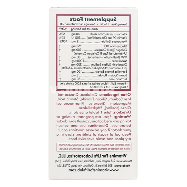 Triple Care Gold tạo độ nhờn và dẻo dai cho khớp hộp 60 viên