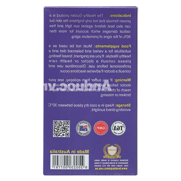 Nature's Gold Sunblock and Whitening Skin làm sáng da hộp 100 viên
