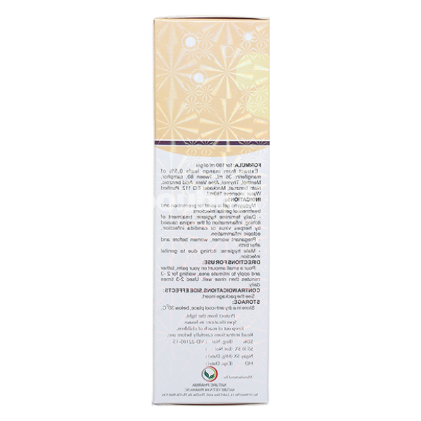Gel vệ sinh Mydugyno phòng và điều trị viêm nhiễm đường sinh dục chai 180ml