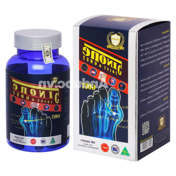 Golden 5 In One Joint & Gout giúp giảm đau, hỗ trợ giảm gout chai 100 viên