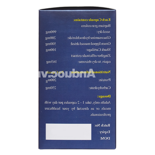 Golden 5 In One Joint & Gout giúp giảm đau, hỗ trợ giảm gout chai 100 viên