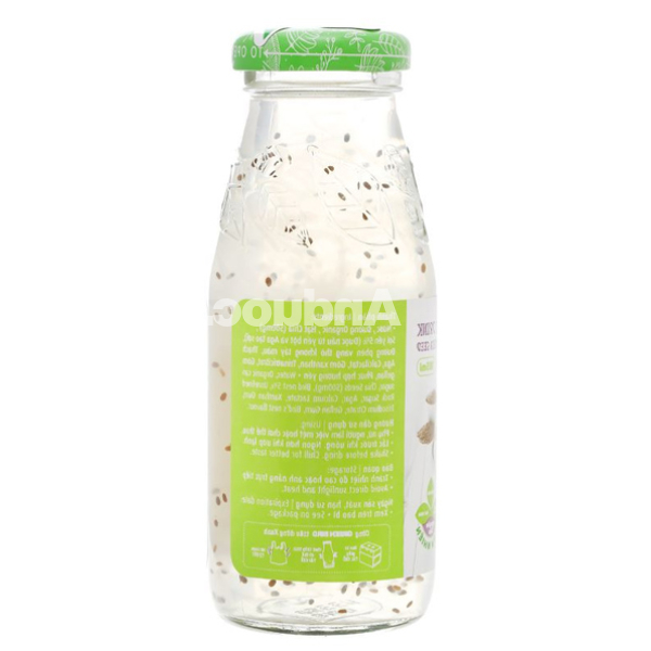 Nước yến sào hạt chia Green Bird hộp 6 chai x 185ml