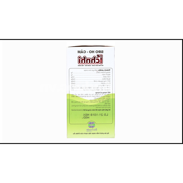 Siro ho cảm Ích Nhi hỗ trợ giảm ho, tăng đề kháng hộp 30 gói x 5ml