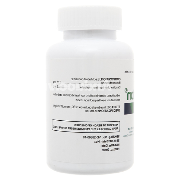 BenoBoston trị viêm mũi dị ứng, mày đay lọ 500 viên