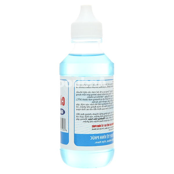 Cồn 90 độ Xanh VP sát khuẩn bề mặt chai 60ml