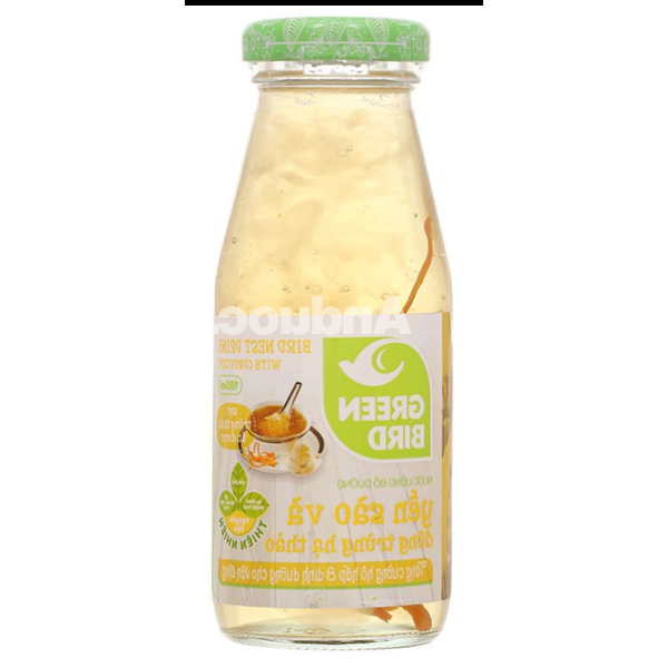 Nước yến sào đông trùng hạ thảo Green Bird hộp 6 chai x 185ml