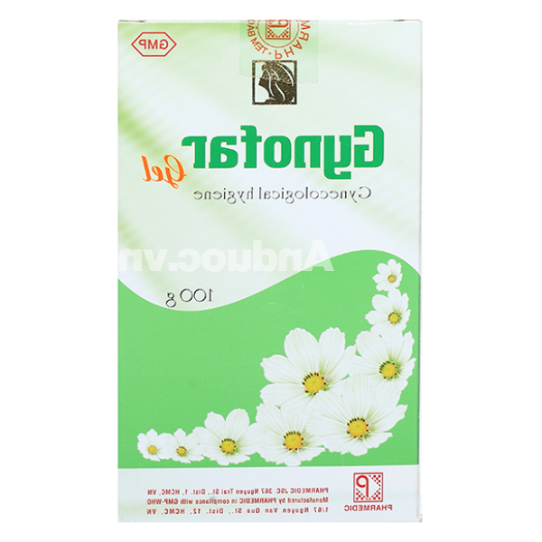 Gel vệ sinh phụ nữ Gynofar trị viêm âm đạo, huyết trắng, sát trùng ngoài da chai 100g