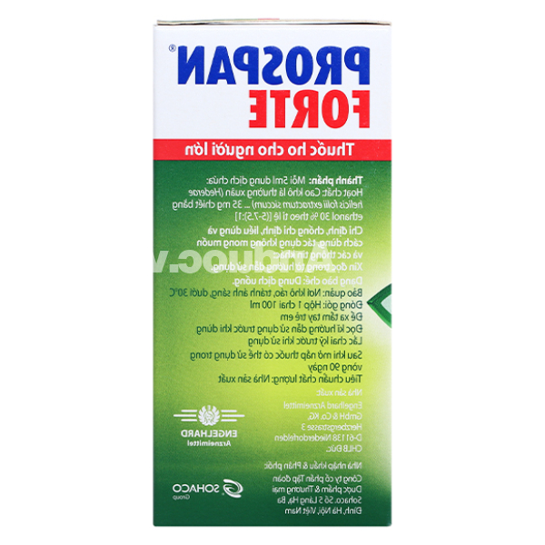 Siro Prospan Forte trị ho, viêm phế quản chai 100ml
