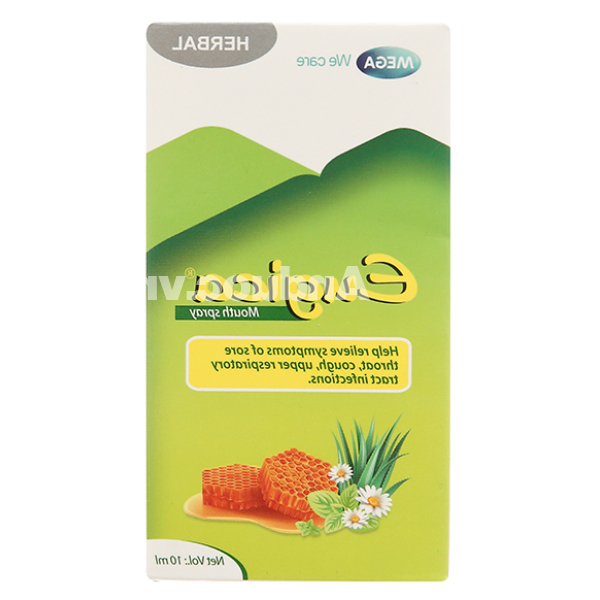 Xịt họng thảo dược Eugica hỗ trợ giảm ho, đau rát họng chai 10ml