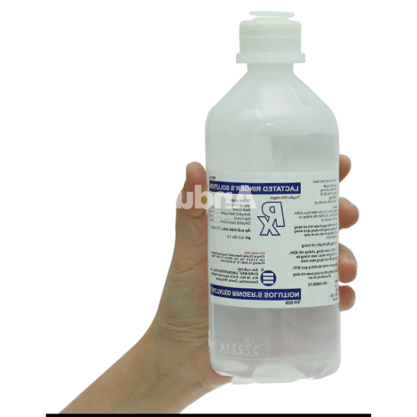Dịch truyền Lactated Ringer's Solution Euro-Med bù nước, điện giải chai 500ml