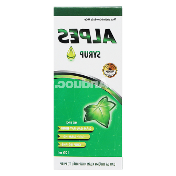 Siro Cali USA Alpes hỗ trợ giảm ho, bổ phổi chai 120ml