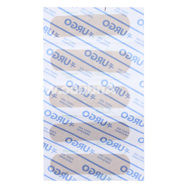 Băng cá nhân không thấm nước Urgo Waterproof (2 x 7.2cm) hộp 50 miếng