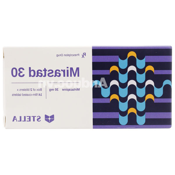 Mirastad 30 trị các cơn trầm cảm lớn (2 vỉ x 14 viên)