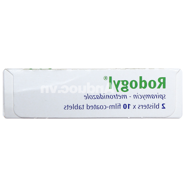 Rodogyl trị nhiễm khuẩn răng miệng (2 vỉ x 10 viên)