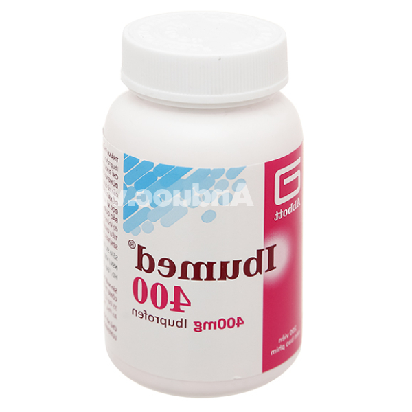 Ibumed 400 giảm đau, hạ sốt, kháng viêm chai 200 viên