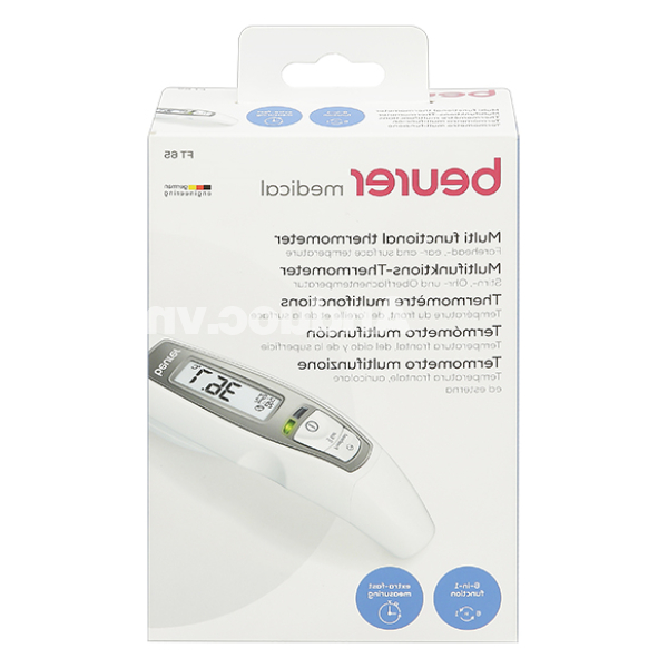 Nhiệt kế hồng ngoại đo trán, tai Beurer FT 65