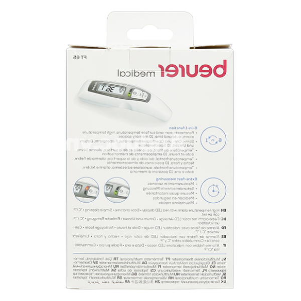 Nhiệt kế hồng ngoại đo trán, tai Beurer FT 65