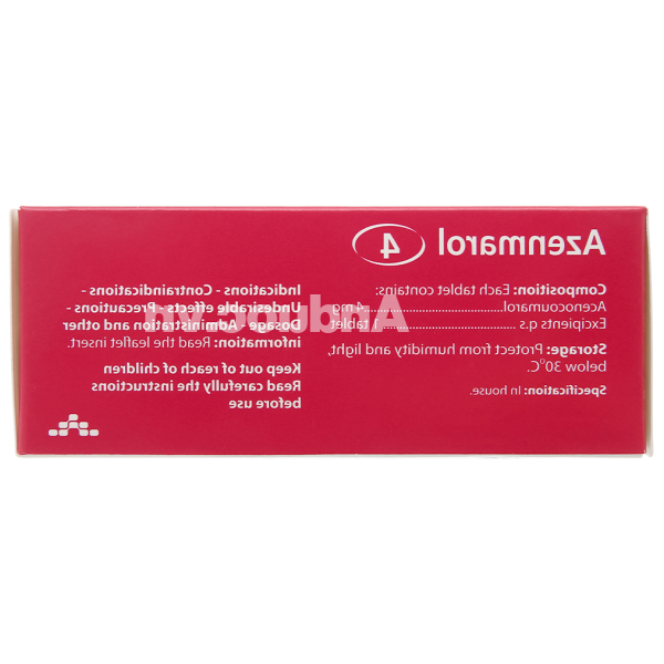 Azenmarol 4 phòng và trị huyết khối (10 vỉ x 10 viên)