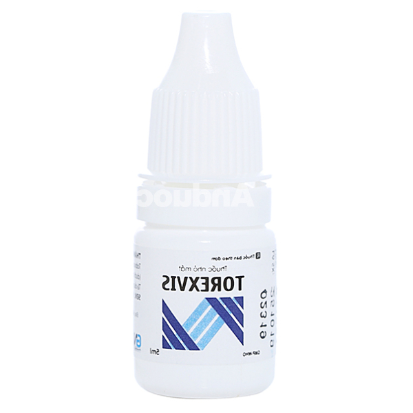 Dung dịch nhỏ mắt Torexvis 0.3% trị nhiễm khuẩn mắt lọ 5ml