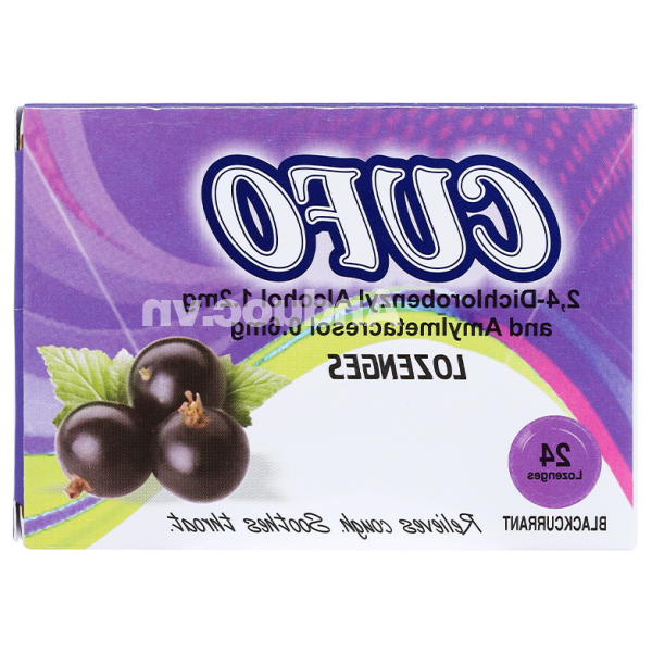 Viên ngậm Cufo trị viêm họng, đau họng (2 vỉ x 12 viên)