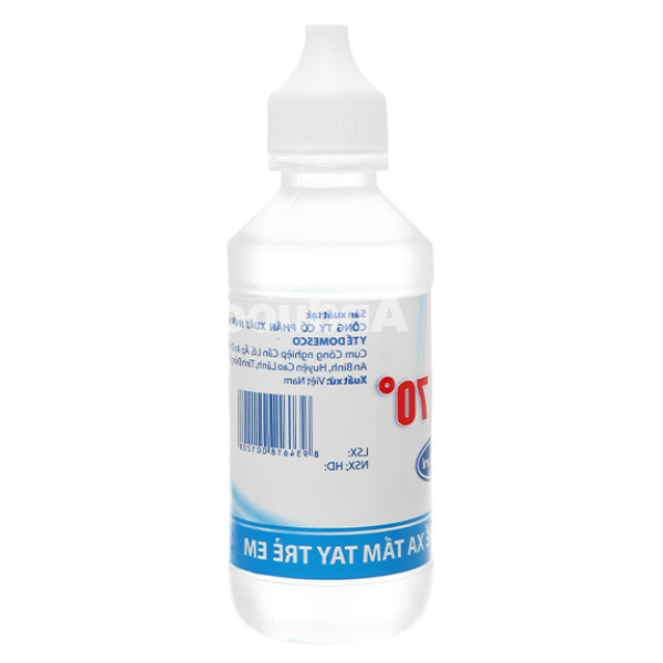 Cồn 70 độ Domesco sát trùng ngoài da chai 60ml