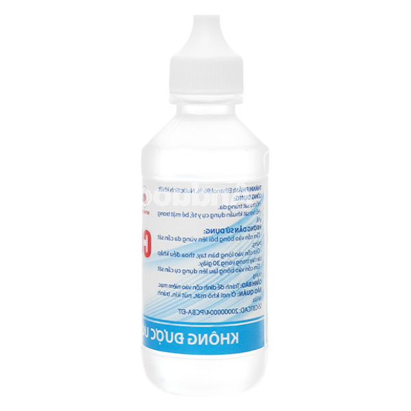 Cồn 70 độ Domesco sát trùng ngoài da chai 60ml