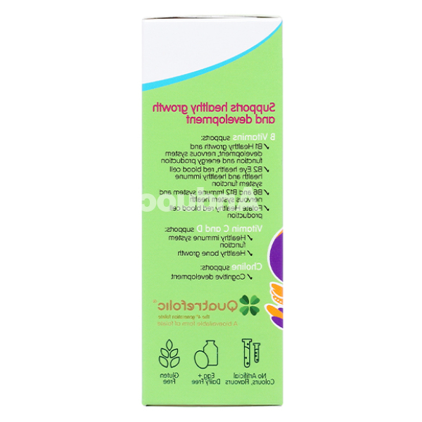 Siro Brauer Liquid Multivitamin For Infants bổ sung vitamin cho bé chai 45ml