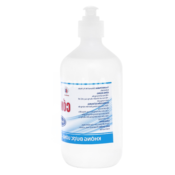 Cồn 70 độ Domesco sát trùng ngoài da chai 500ml