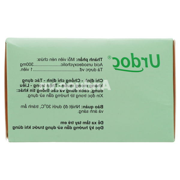 Urdoc 300mg hỗ trợ trị bệnh lý về gan mật (8 vỉ x 10 viên)